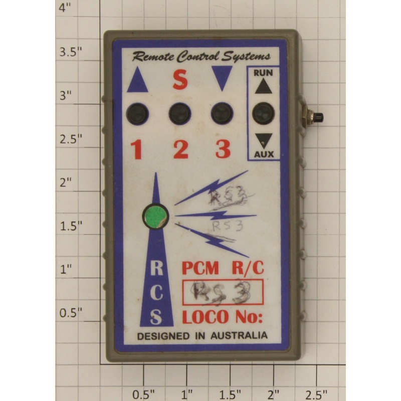 Remote Control Systems RS3 RCS Remote Cordless Walkaround 4 Button Controller