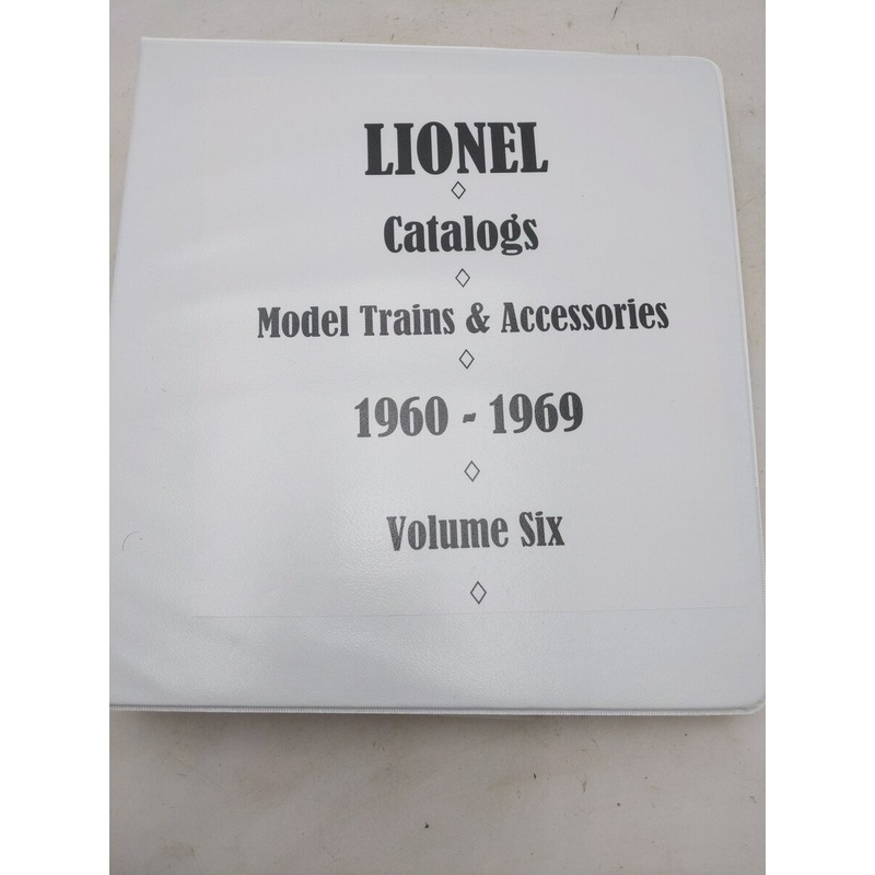 Lionel O Vintage 1960-1969 Model Trains & Accessories Catalogs [10] VG