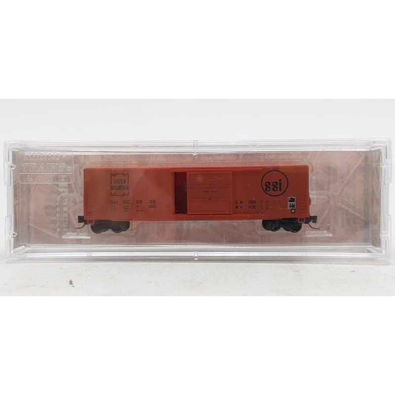 Micro Trains 51000380 Z Green Mountain 50′ Rib Side Box Car #0629