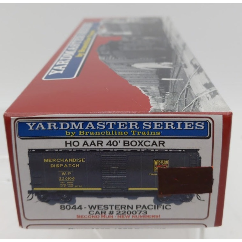 Branchline Trains 8044 HO Western Pacific 40′ AAR 40′ Boxcar # 220073 Kit