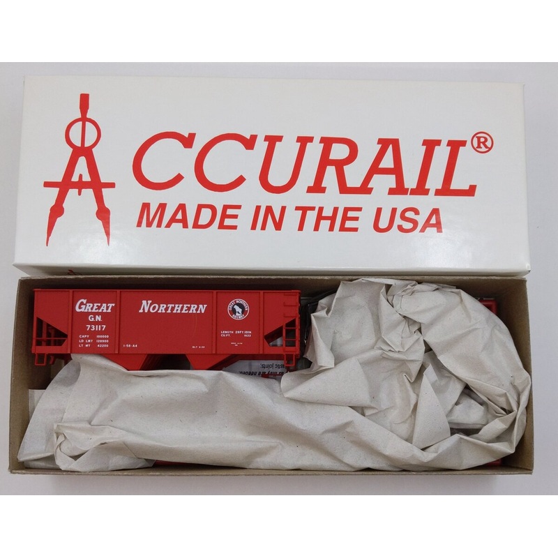 Accurail 2352 HO Great Northern Canton Twin Hopper Kit #73117
