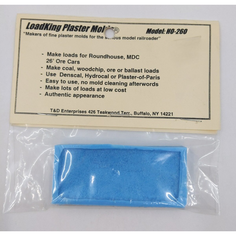 LoadKing Plaster Molds #HO-260-50C,Fit Roundhouse 50′ Ortner 5-Bay Hopper