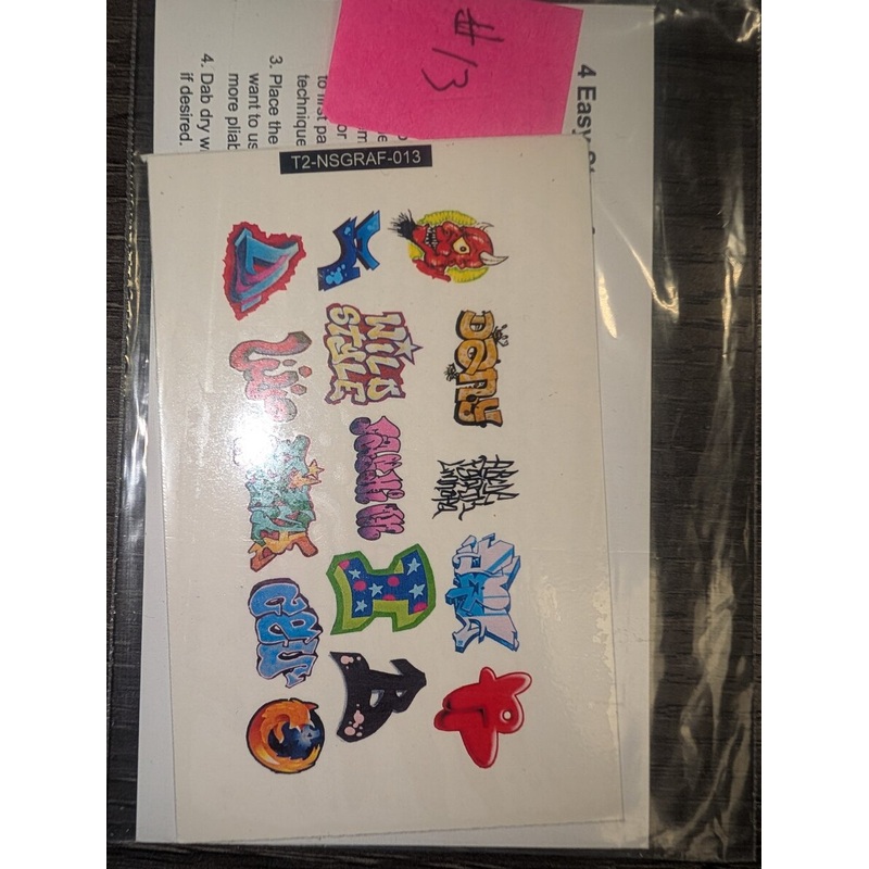 T2 Decals NSGRAF013 N Gauge Custom Graffiti Decals #13