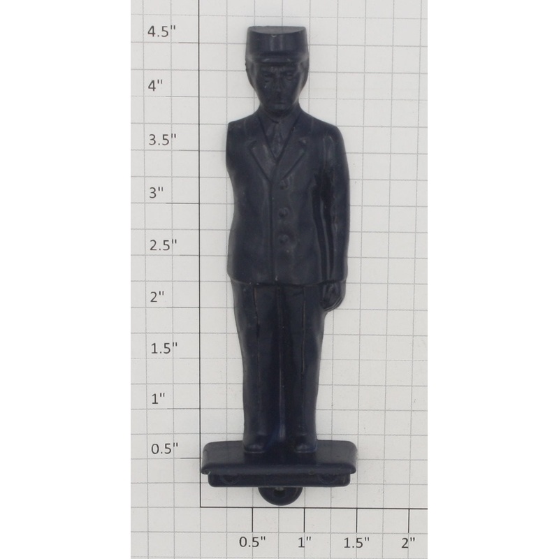 Acme 0627-1039 G Gauge Blue Railroad Conductor Figure Missing Right Arm