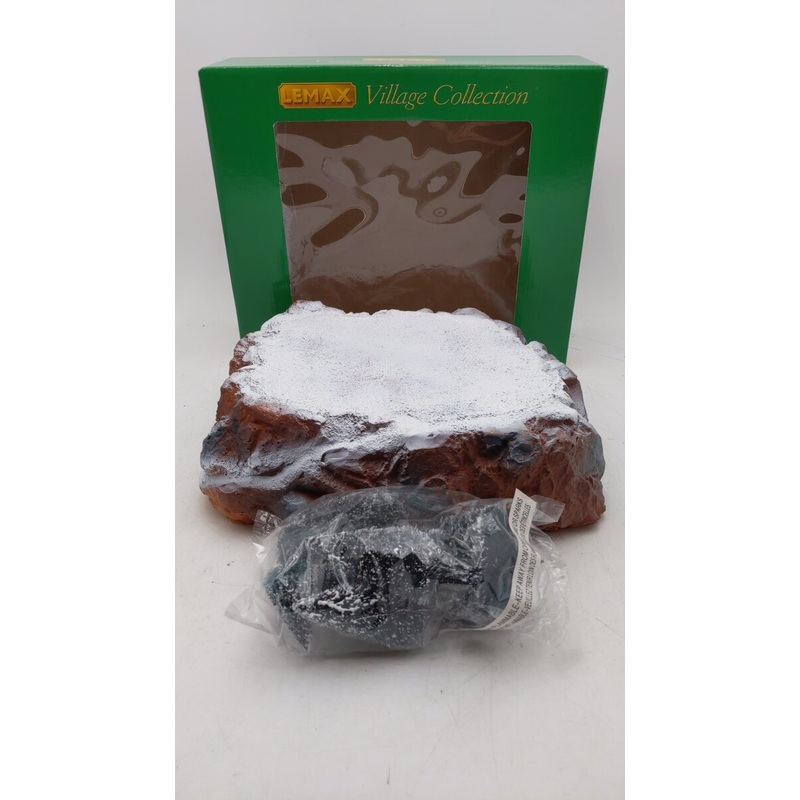 Lemax Village Landscape Styrofoam Mountain Backdrop LN/Box