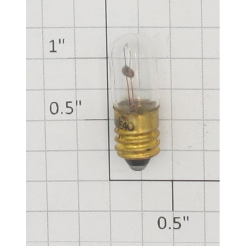 Acme 40 Miniature Screw Base Clear 6.3V 15A Clear Tall Light Bulb