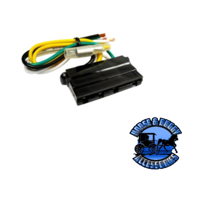 UP-98324 6-Wire Ford, GM & AMC Voltage Regulator Connector, 1965 – 1981, 1 Pc.