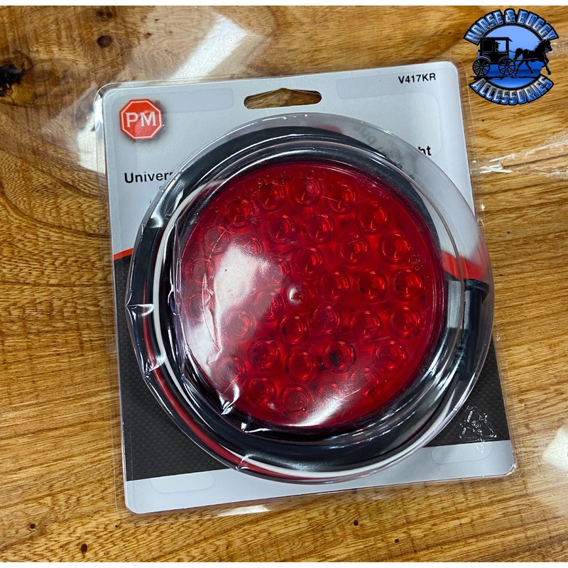 V417KR 4 Red LED Stop/Turn/Tail, Round, 36-Diodes, Red Kit