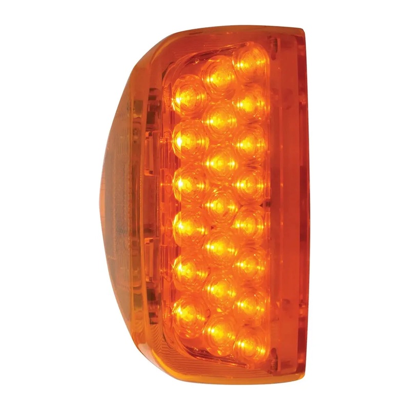 FRONT AMBER/CLEAR TURN SIGNAL 31-LED LIGHT FOR PB HEADLIGHT