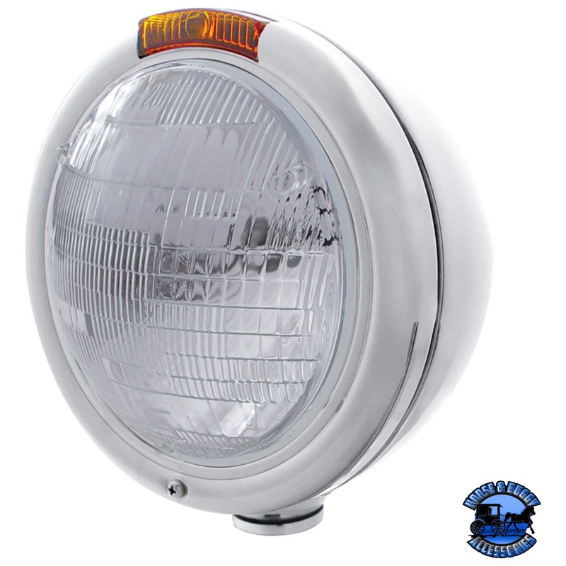 CLASSIC HEADLIGHT 6014 BULB & TURN SIGNAL (Choose Color)
