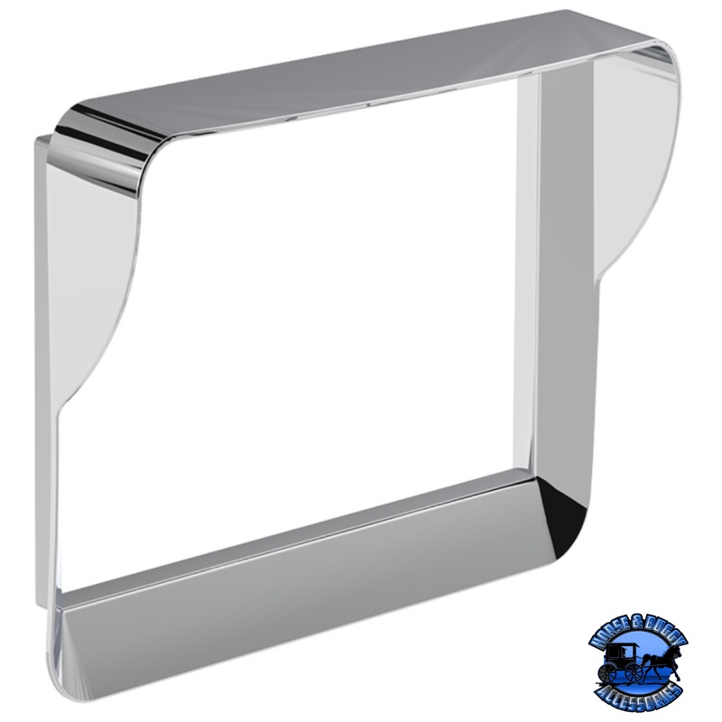 CHROME PLASTIC 7 NAVIGATION SCREEN BEZEL FOR 2012-2021 PETERBILT 579 #20608