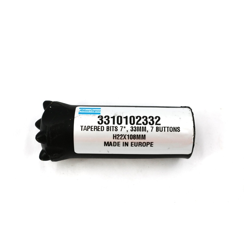ATLAS COPCO – 3310102332 – TAPERED BITS (11- 33MM- 7 BUT