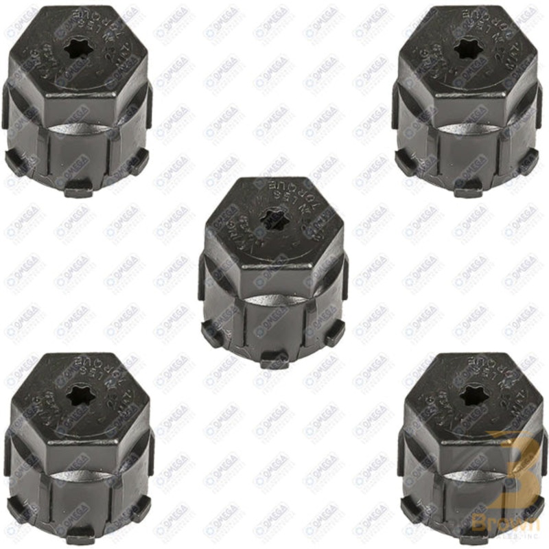 5 PK, CAP HI-SIDE M10 X .75 LONG POST MT6074-5