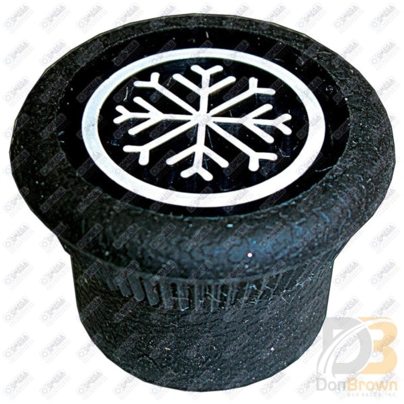 KNOB – D SHAFT W/WHITE SNOW FLAKE MT1532