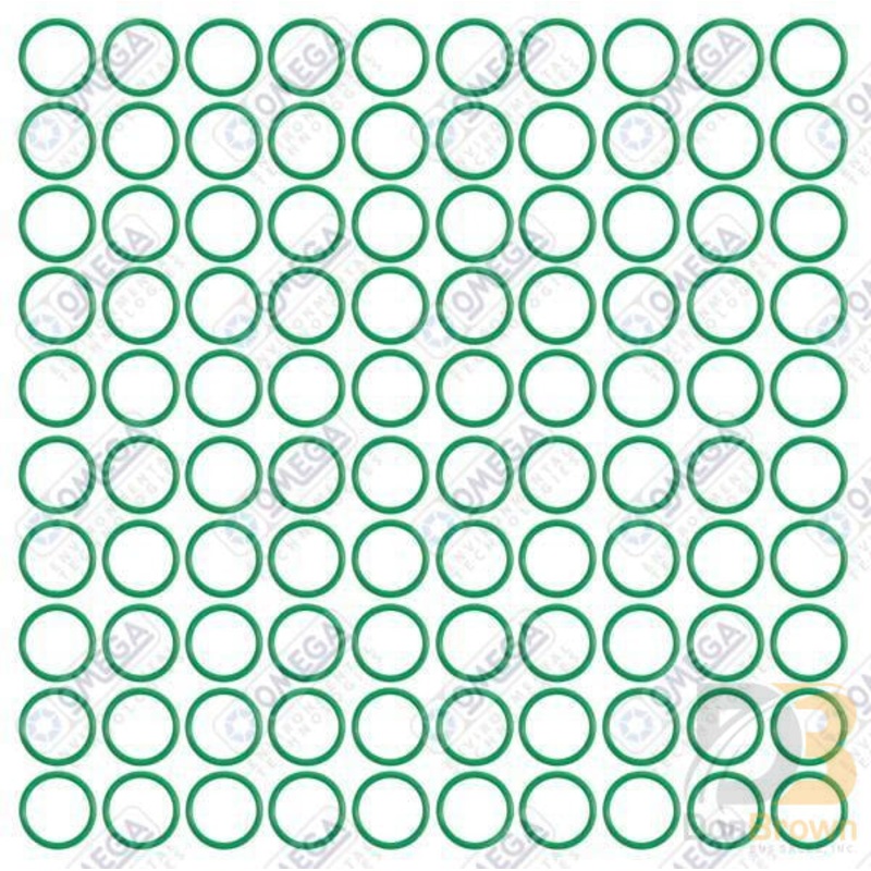100 PER GREEN HNBR O-RING – #10 (5/8) STANDARD MT0258-100