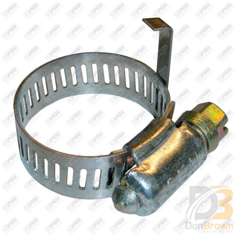 10 PKG, HOSE CLAMP,#6-#8 REFRIGERATION TYPE WITH L MT1273