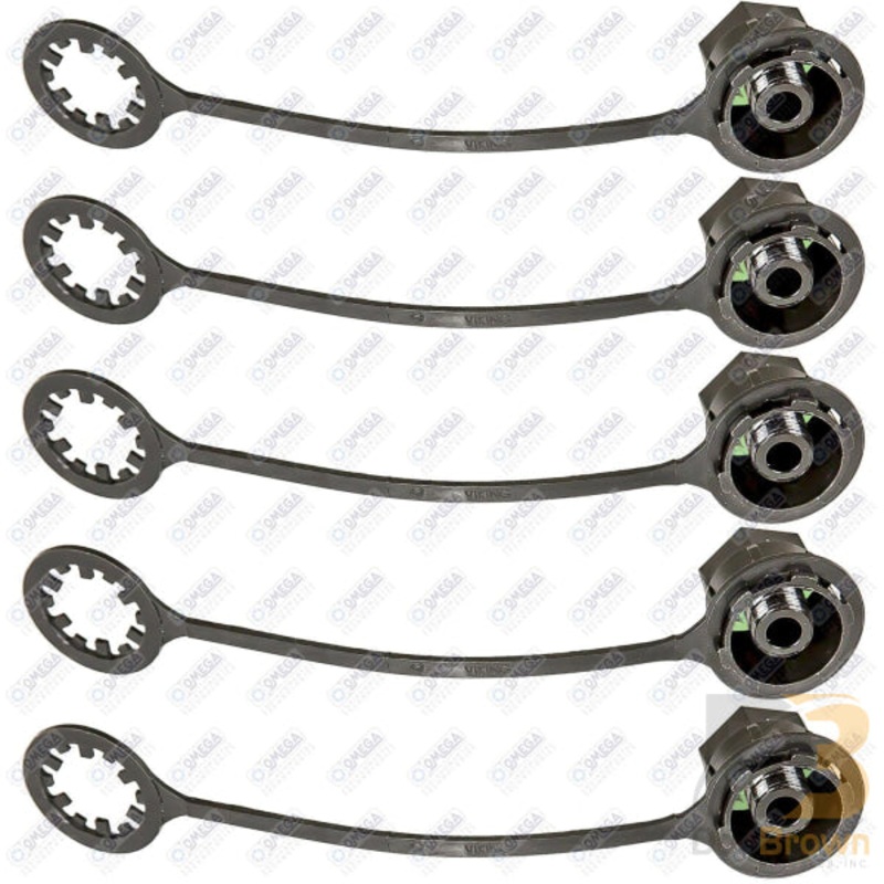 5 PK, CAP HI-SIDE M10 X .75 LONG POST MT6079-5