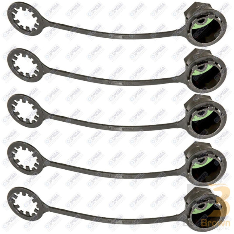 5 PK, CAP LOW SIDE M8 X 1 SHORT POST MT6075-5