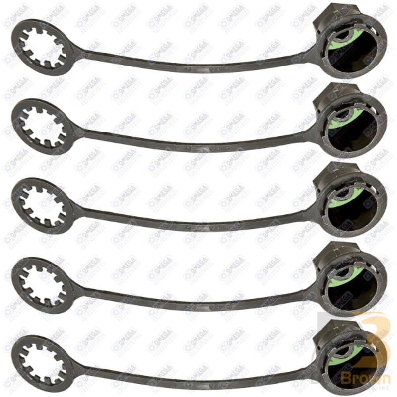 5 PK, CAP LOW SIDE M9 X 1 SHORT POST MT6077-5