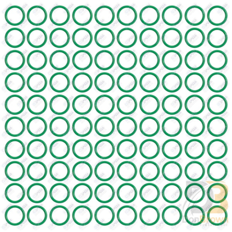 100 PER GREEN HNBR O-RING – #8 (1/2in) STANDARD MT0250-100