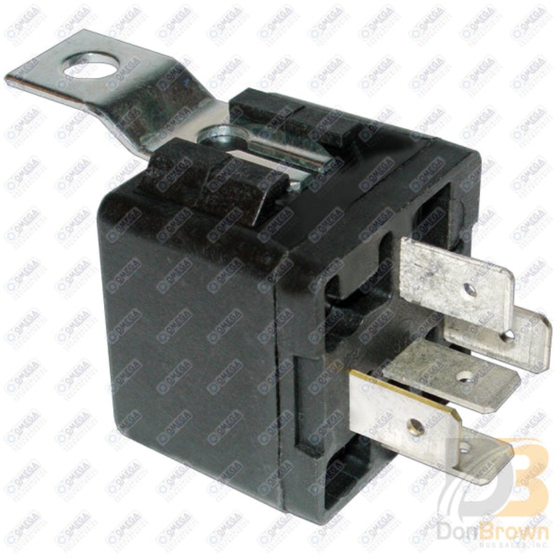 RELAY, 5 PIN – 12 VOLTS – DUAL OUTPUT WITH BRACKET MT1453