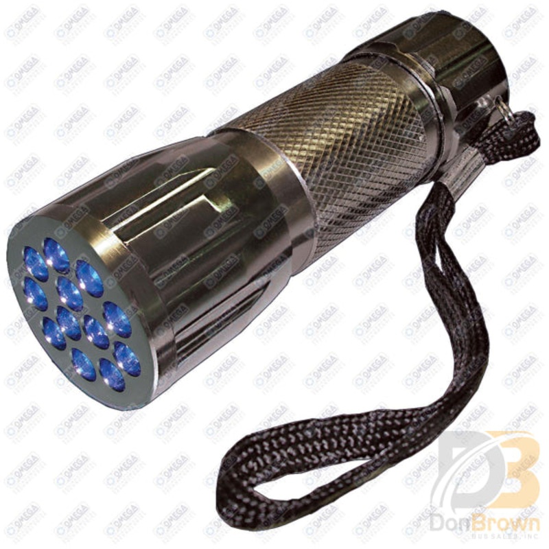 UV 12 LED 4 ALUMINUM FLASHLIGHT 3AAA BATTERIES MT1183