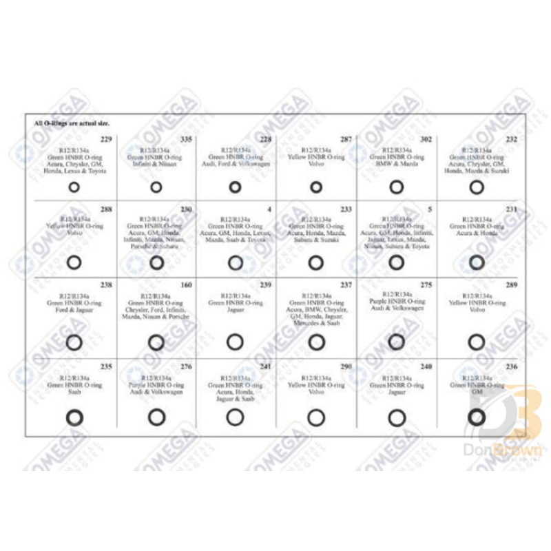 MASTER TECH MT2000 O-RING KIT #1 MT9552