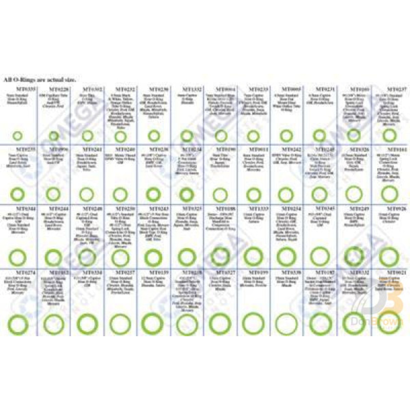 RAPID PRO II A/C KIT – BOX 1 (SMALL O-RINGS) MT9602