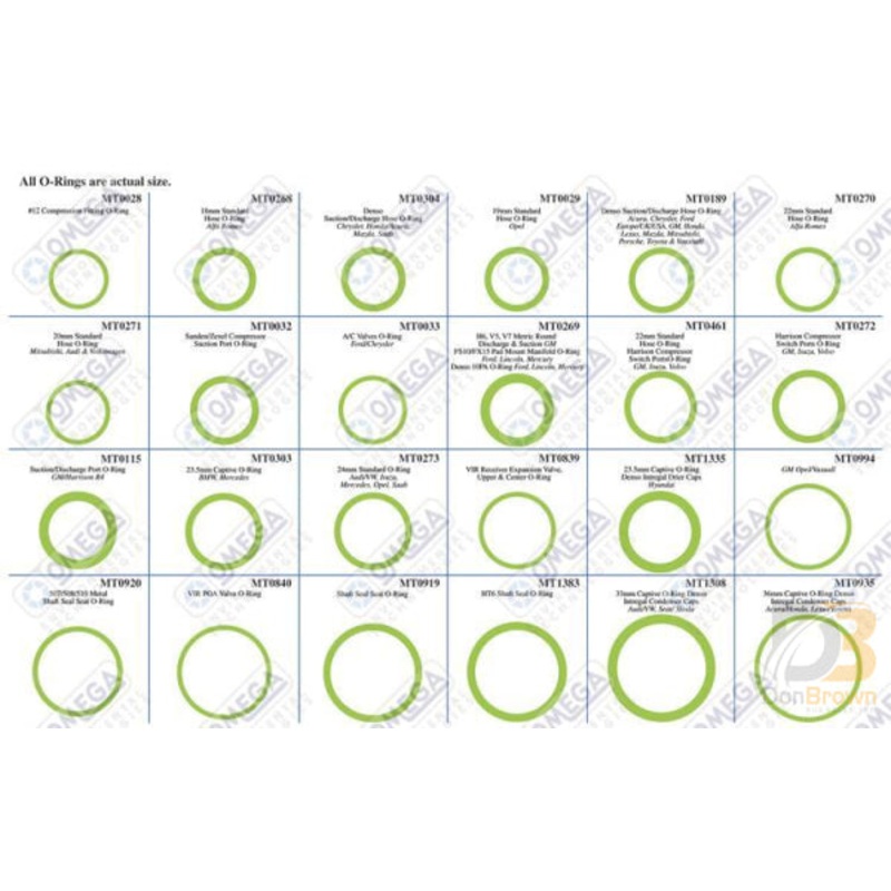 ULTIMATE – 24 COMPARTMENT KIT O-RINGS .724 TO 1.42 MT9614