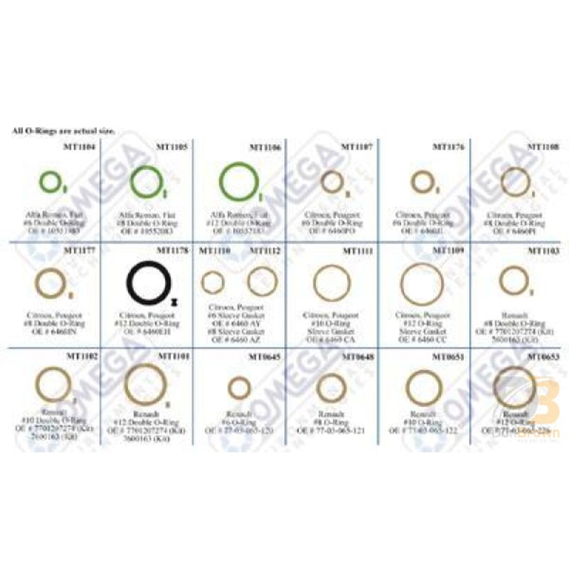 MASTER TECH – EUROPEAN – DOUBLE O-RINGS MT9600