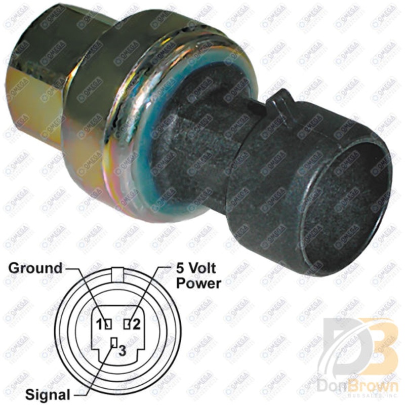 PRESSURE TRANSDUCER, R12 – FEMALE 3/8-24 THREAD MT1297
