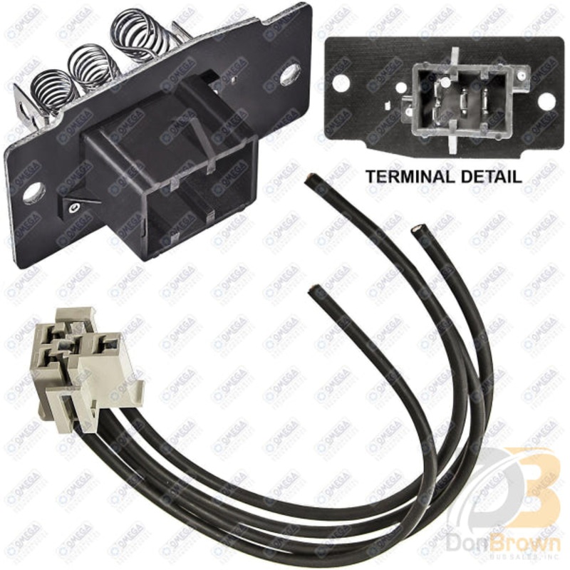 BLOWER RESISTOR MODULE WITH PIGTAIL MT1887-K