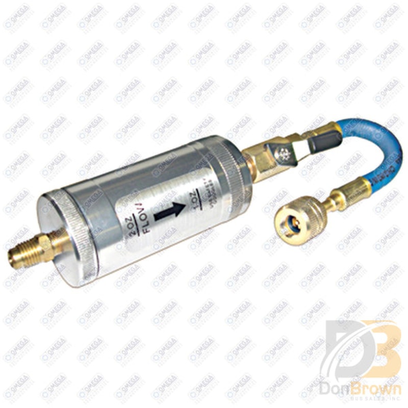OIL-DYE INJECTOR R12-+in MALE FLARE X +in FEMALE FLA MT4056