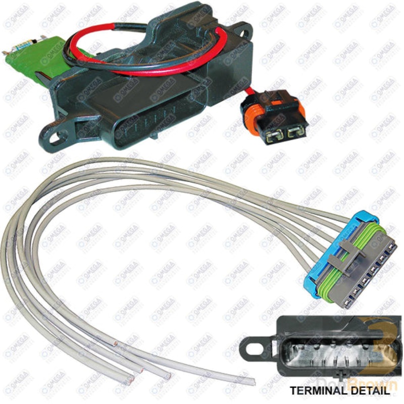 BLOWER RESISTOR MODULE WITH PIGTAIL MT1818-K