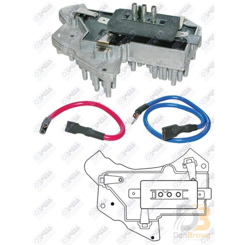 BLOWER RESISTOR MT1832
