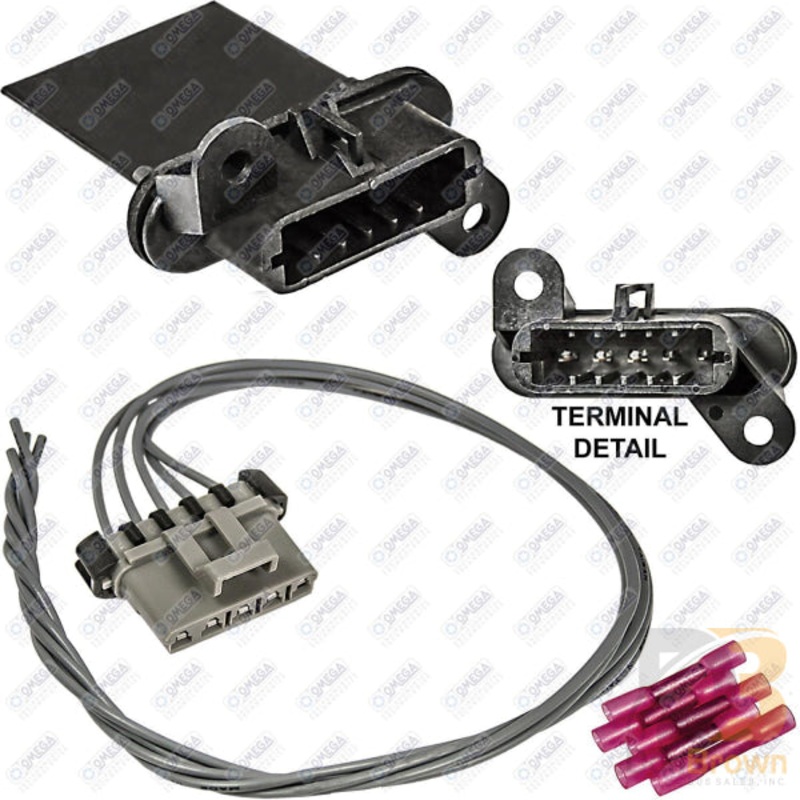 BLOWER RESISTOR WITH PIGTAIL MT18047-K
