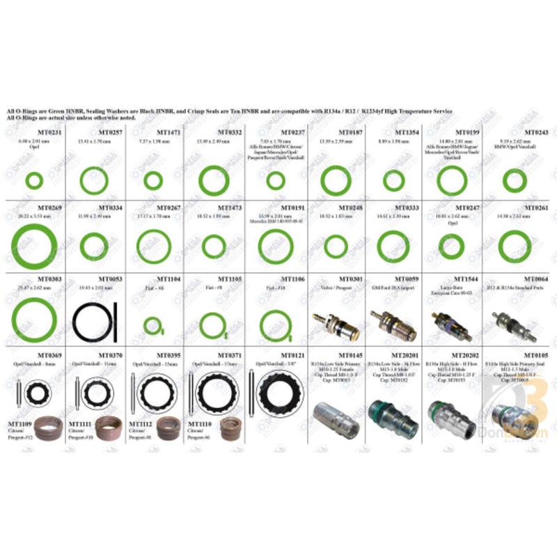 MT MOST USED WORK SHOP COMPONENTS – EUROPE – MT20000