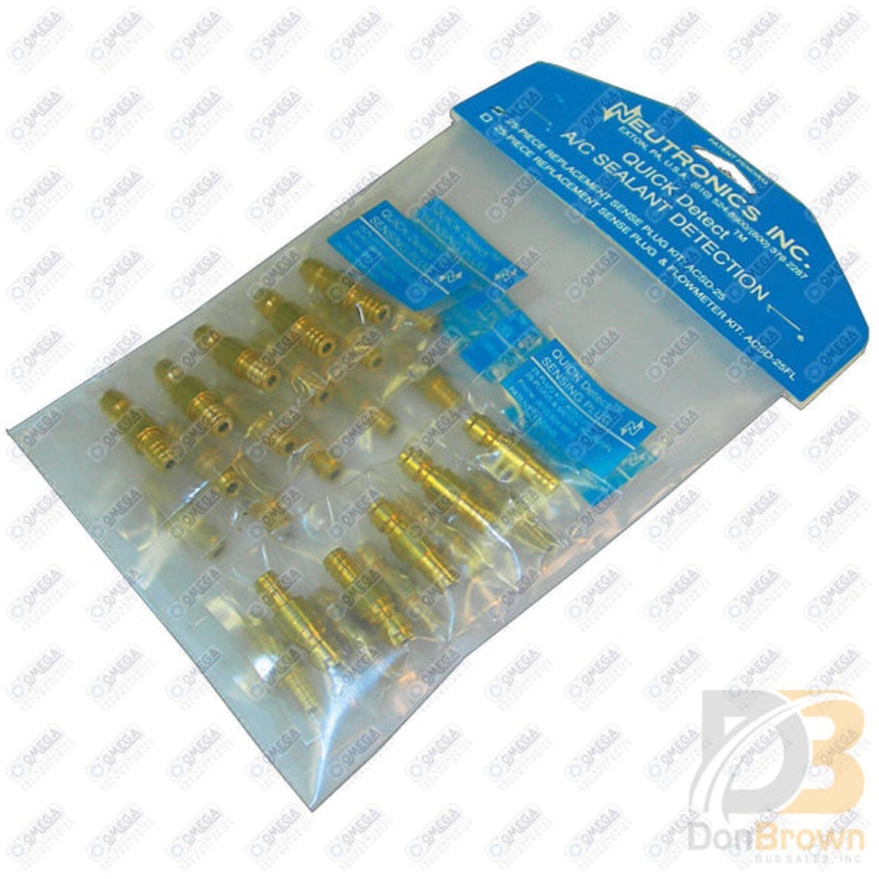 25 PKG, TESTING UNIT PLUGS – SEALANT DETECTOR MT1502