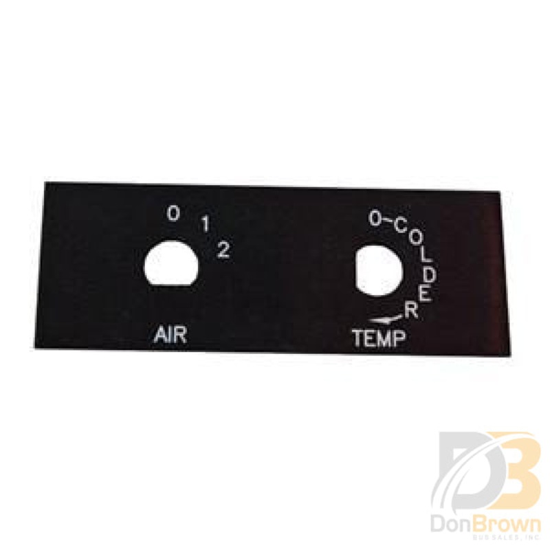 Plate, Switch, Thermostat, 3 Positions 701147
