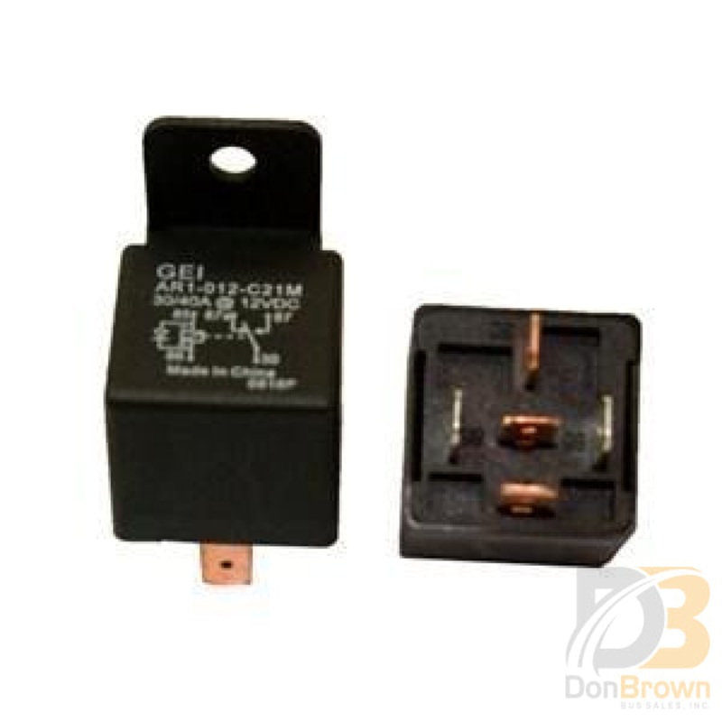 Relay, Mini, 12V, 30/40 Amp, 5 Prong, Diode 112033
