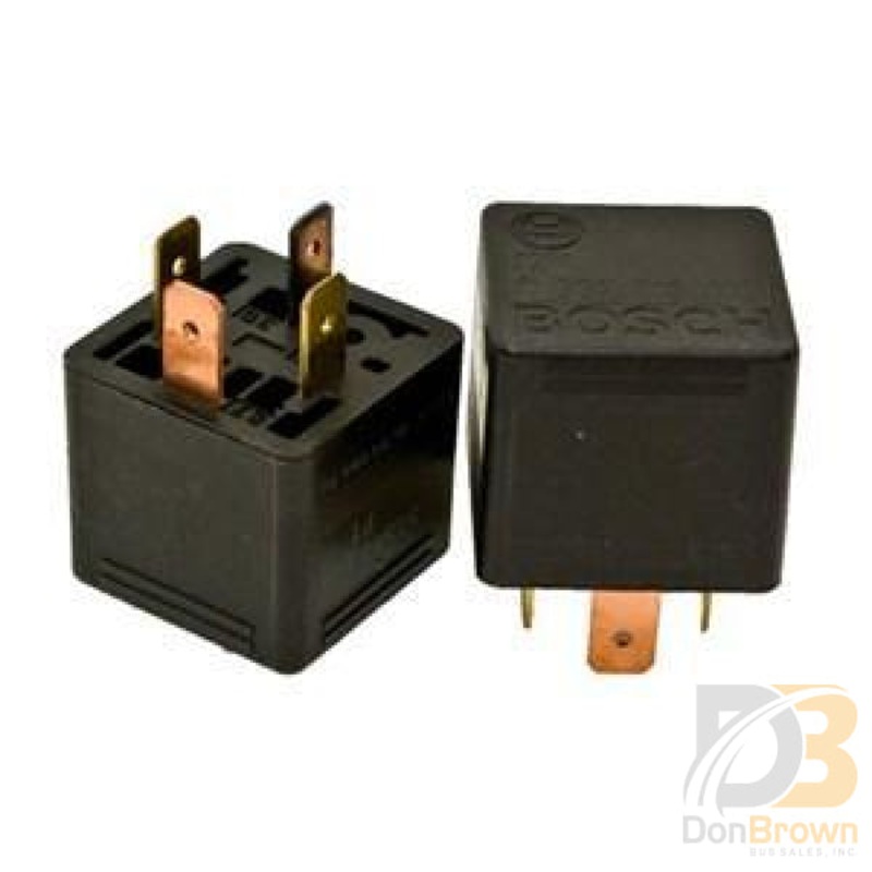 Relay, Mini, 12V, Plug-In, Plastic Cover, 4 Pin, 50 Amp 112008