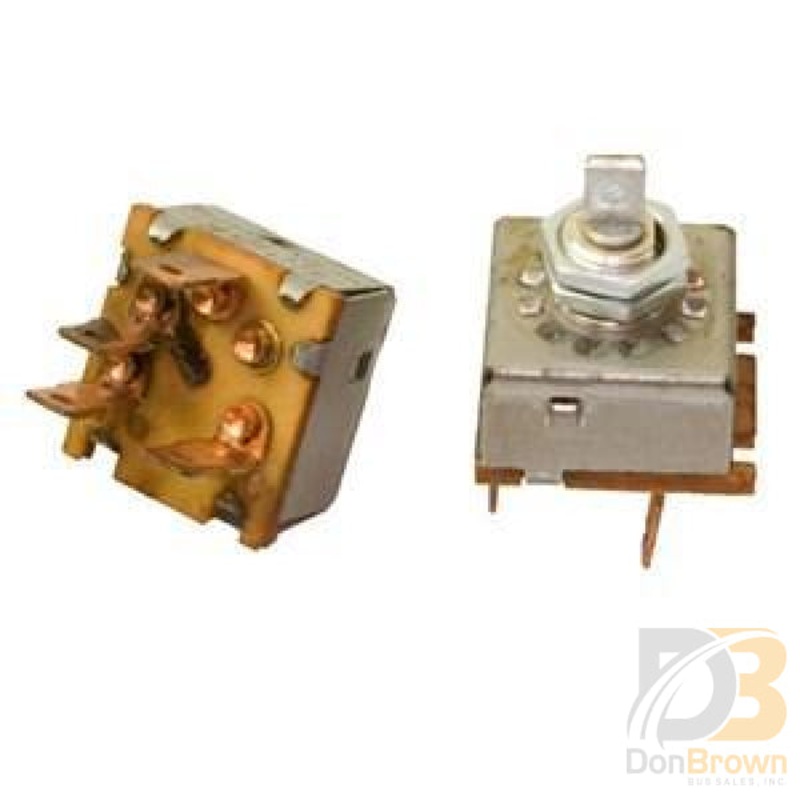 Switch, Rotary, 3 Pos, w/2 Nuts 113034