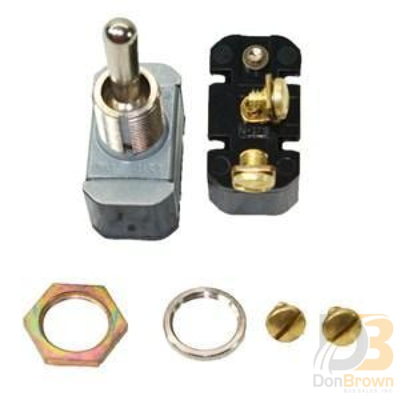 Switch, Toggle, Off-None-Mom On, SPST 113007
