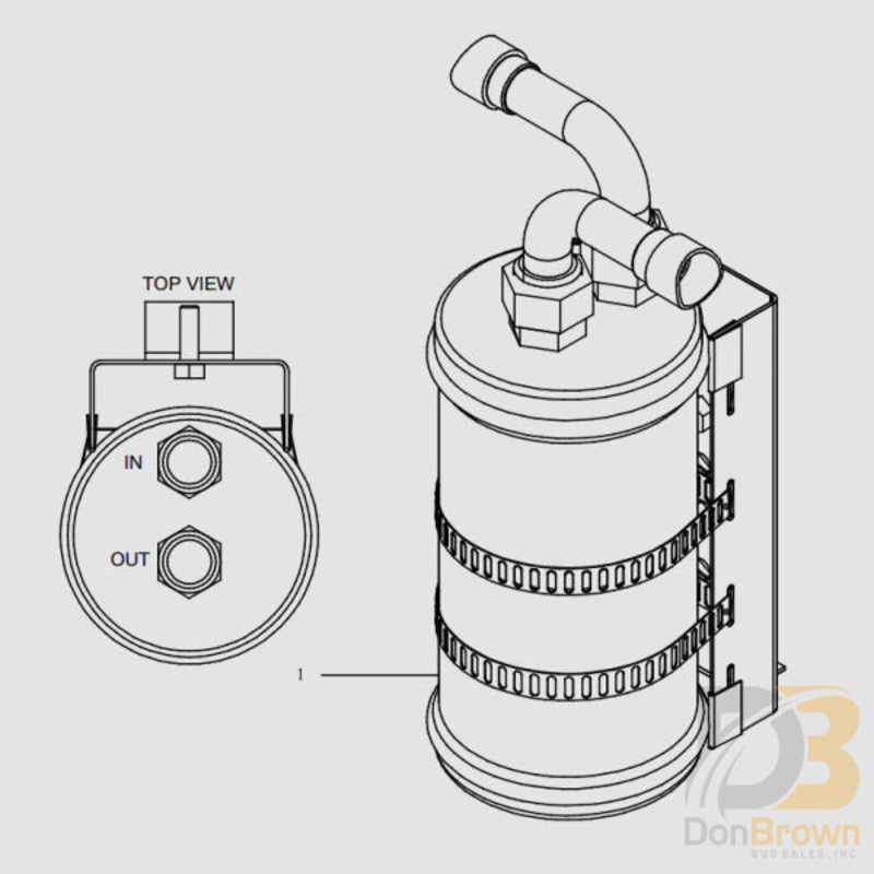 ACCUMULATOR, SUCTION LINE,4OD 65-62004-00