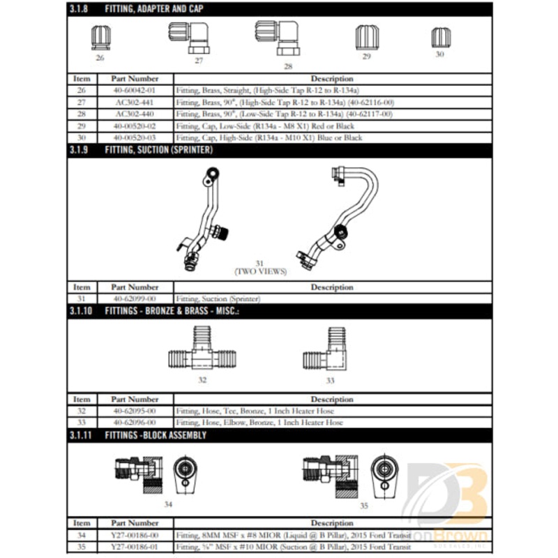ADPTR,R-134A LO-TAP AC302-440