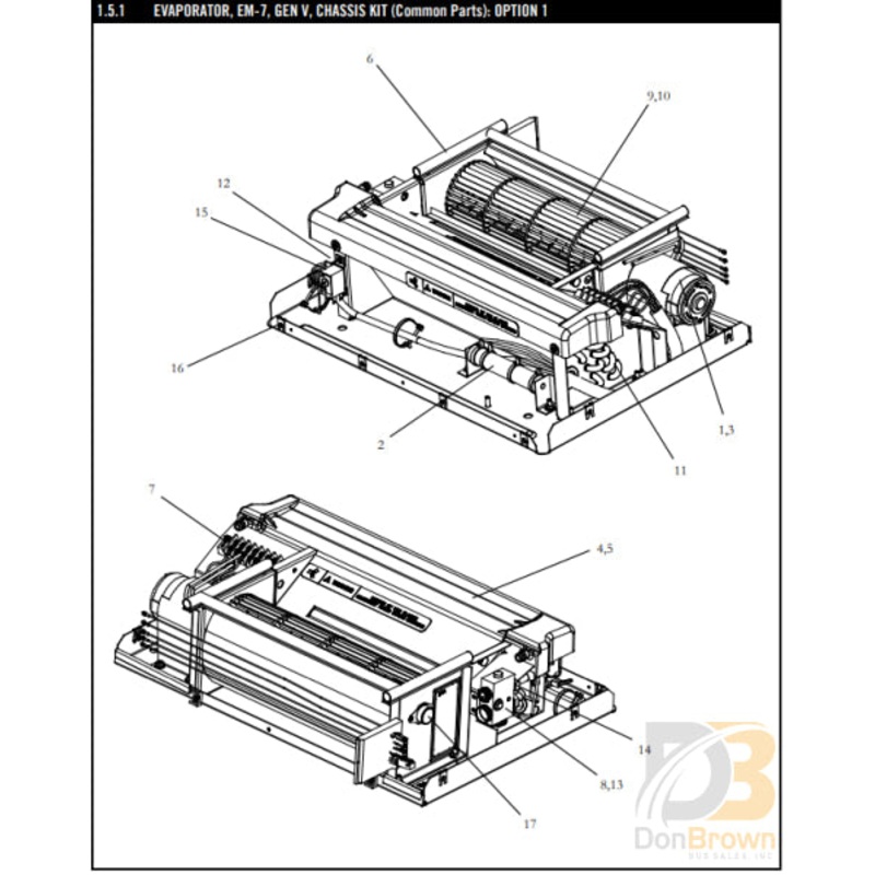 BAFFLE,DRAIN PAN,FOAM,EM-7,G5 42-62140-02