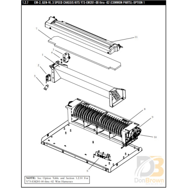 BLOWER ASSY    EM-2 12VDC 54-00646-01