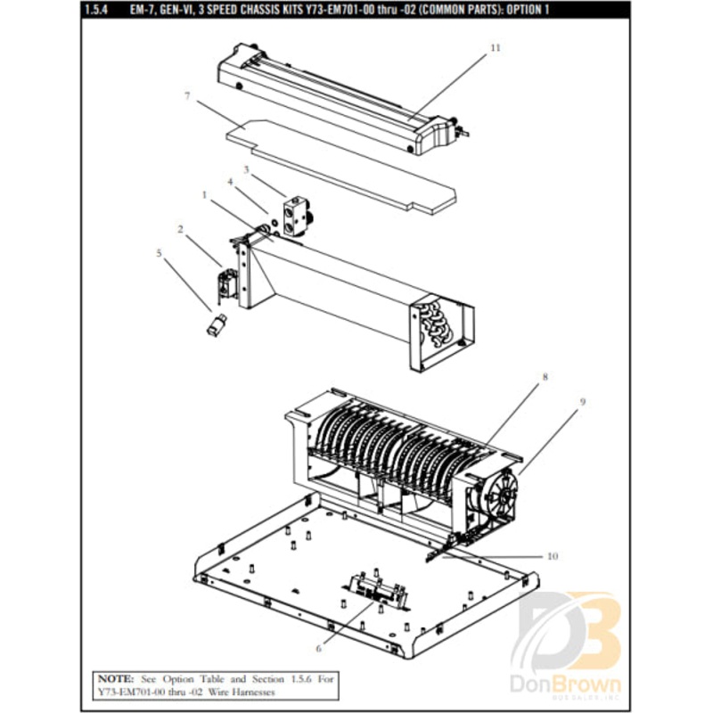 BLOWER ASSY    EM-7 12VDC 54-00646-02