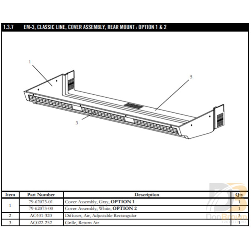 GRILL.RETURN AIR   ~ AC022-252P