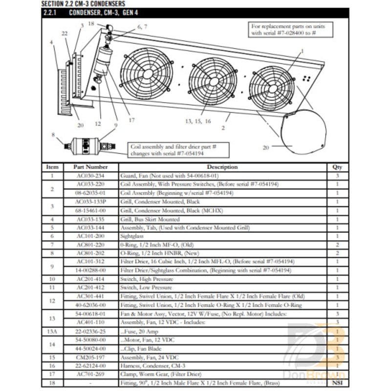 HARNESS, CONDENSER, CM-3 (GSA) 22-62124-00